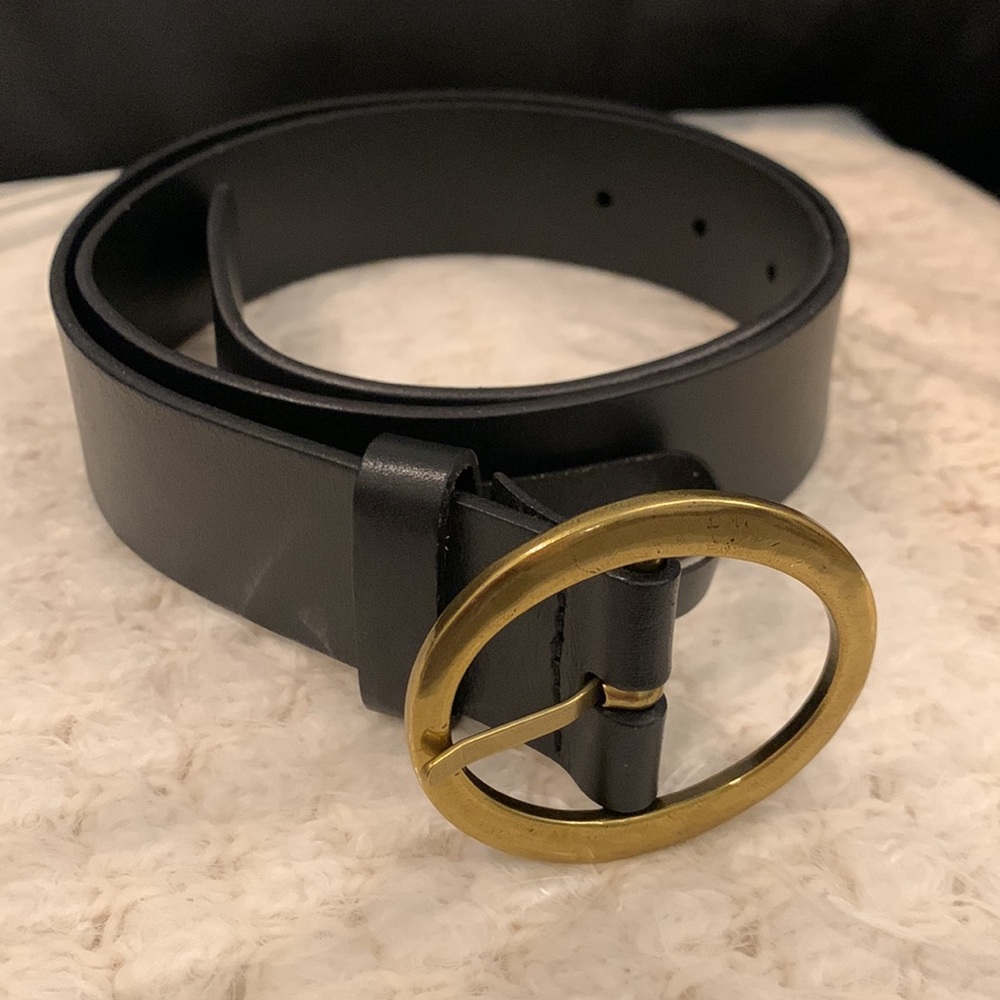 Aritzia Auxiliary CLASSIC leather belt - size S